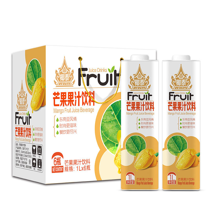 1L方盒芒果果汁